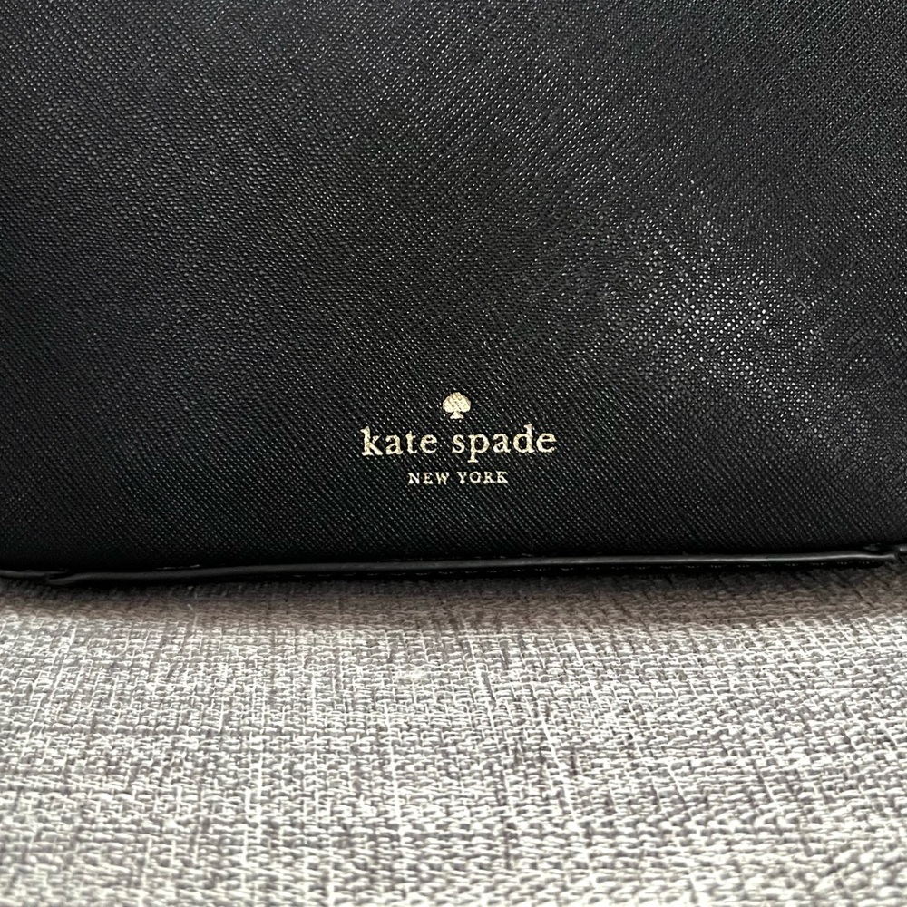 Kate spade Carsen Laurel Way Crystals Bow Saffiano Cow Leather Crossbody Bag - Picture 5 of 15